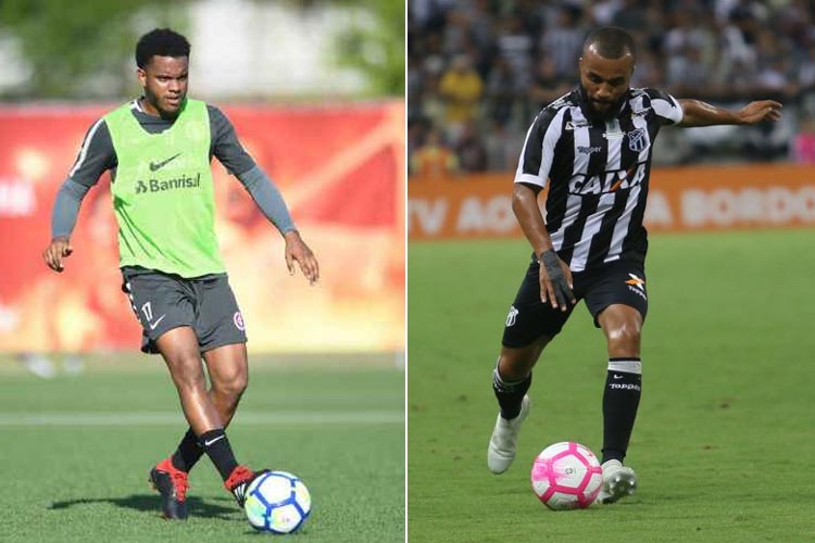 Rithely (E) segue no Interna por empréstimo enquanto Samuel Xavier deve sair em definitivo do Sport
