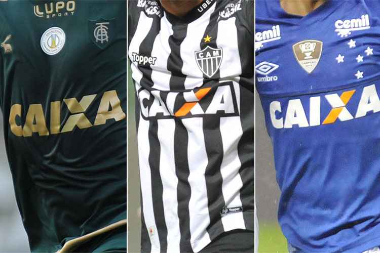 América, Atlético e Cruzeiro buscam alternativas e divergem sobre efeitos da saída da Caixa dos uniformes