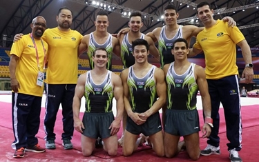 A equipe brasileira masculina se classificou em sexto para a final do Mundial de Doha