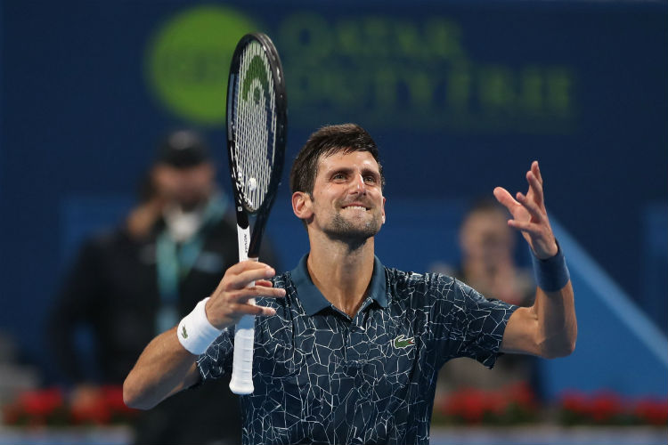 Djokovic precisou suar para buscar a virada, pelo placar de 2 sets a 1, com parciais de 4/6, 6/4 e 6/1