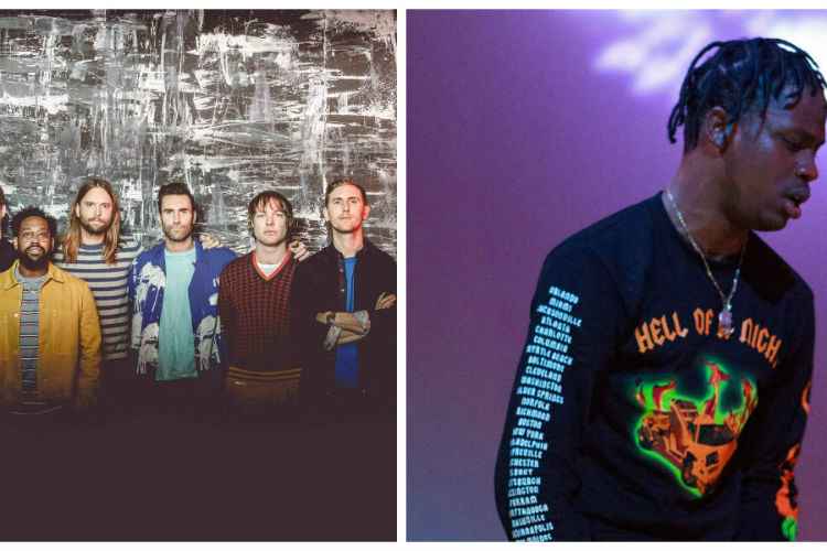 Maroon 5 e Travis Scott farão um show no intervalo do Super Bowl, a final da NFL