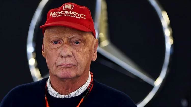 Ex-piloro Niki Lauda passou por transplante de pulmão há cerca de cinco meses