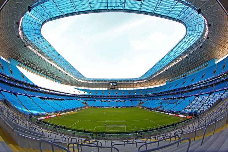 Arena do Grêmio receberá cinco jogos no torneio; Brasil pode jogar no estádio pelas quartas
