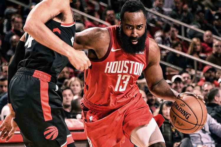 James Harden brilha novamente e comanda vitória do Houston Rockets sobre Toronto Raptors