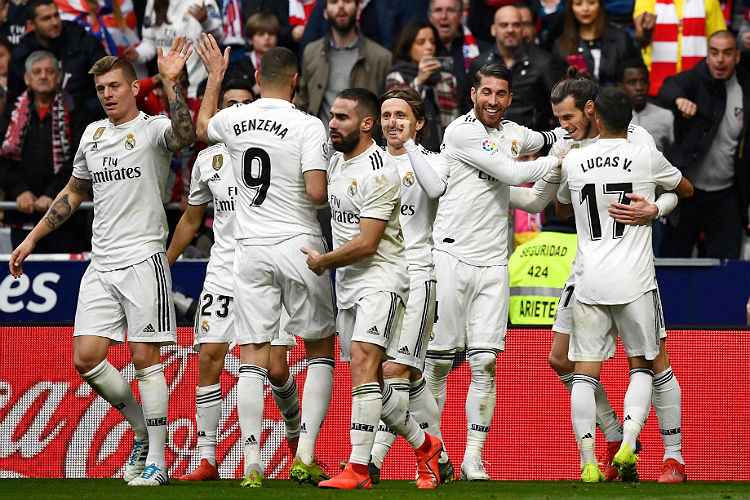 Real Madrid consegue vitória importante sobre Atlético de Madrid e chega ao segundo lugar da tabela
