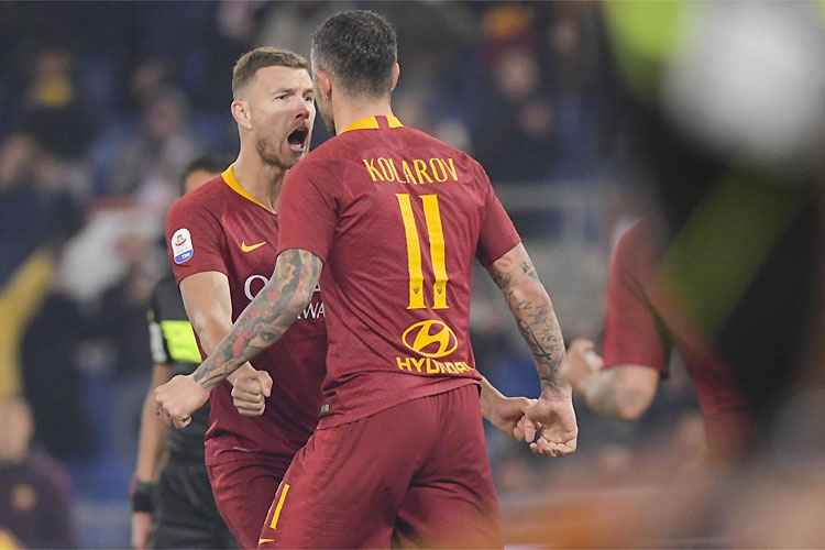 Kolarov, de pênalti, abriu caminho para vitória do Roma sobre o Bologna em casa