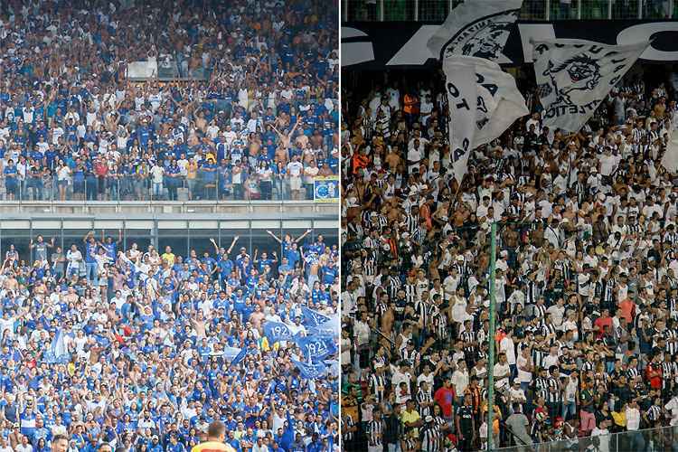 No ranking de público total, o Cruzeiro é o sétimo, enquanto Atlético é o oitavo