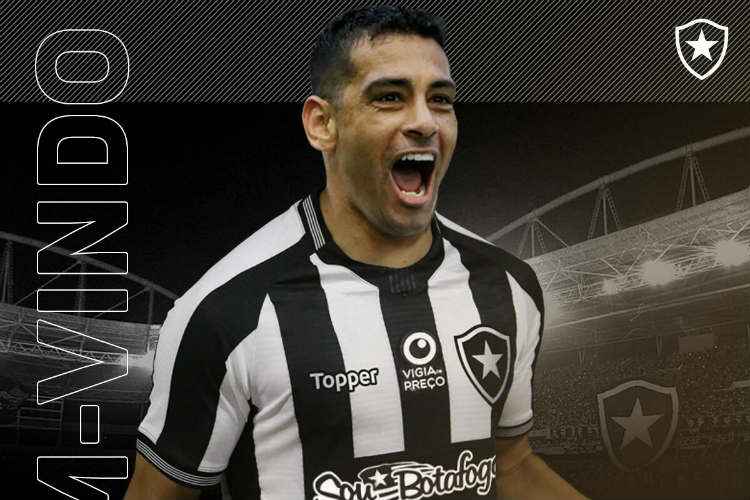 Botafogo oficializou a contratação por empréstimo de Diego Souza