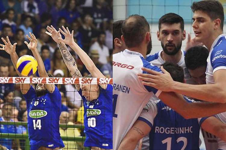 Cruzeiro e Minas enfrentarão o Maringá Vôlei e o Sesc-RJ, respectivamente