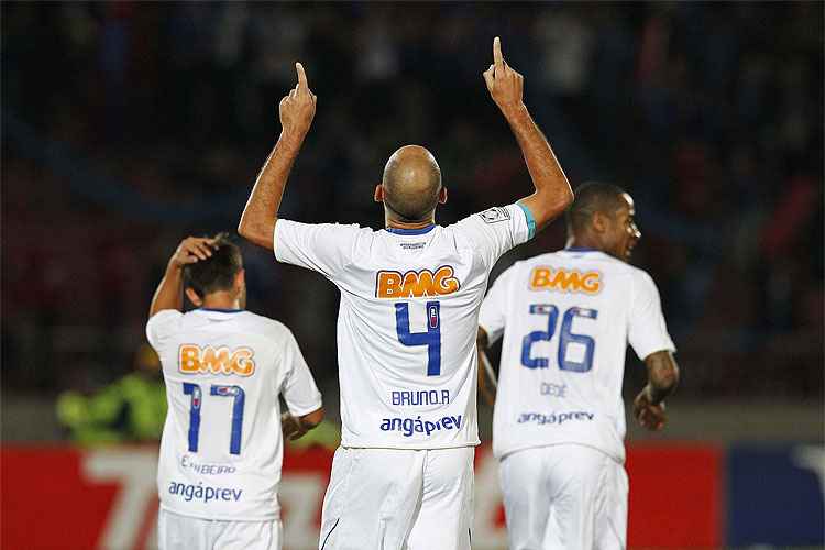 Bruno Rodrigo marcou quatro gols pelo Cruzeiro na Copa Libertadores de 2014