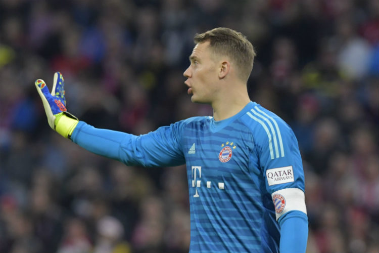 Neuer vai desfalcar o Bayern por cerca de duas semanas após lesão