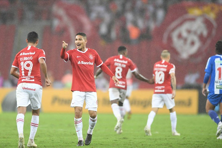 Guerrero marcou duas vezes e comandou o Inter na vitória sobre o Paysandu