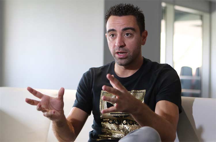Xavi Hernández vinha defendendo o Al-Sadd, como atleta desde 2015