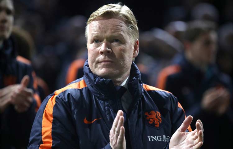 Técnico Ronald Koeman vem apostando em uma reformulada Seleção Holandesa