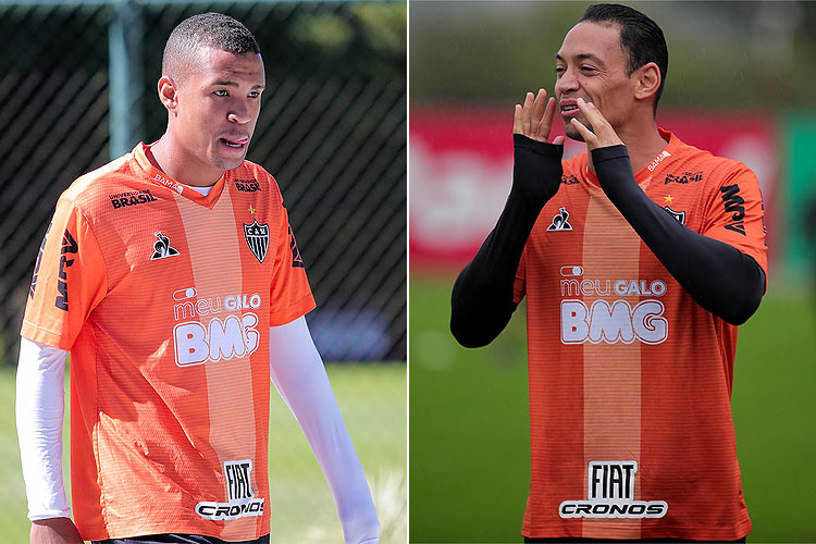 Alerrandro e Ricardo Oliveira: atacantes brigam pela titularidade contra o São Paulo