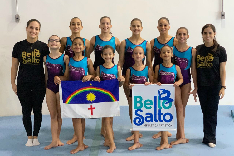Única representante do estado, a Bello Salto competiu com 10 ginastas.