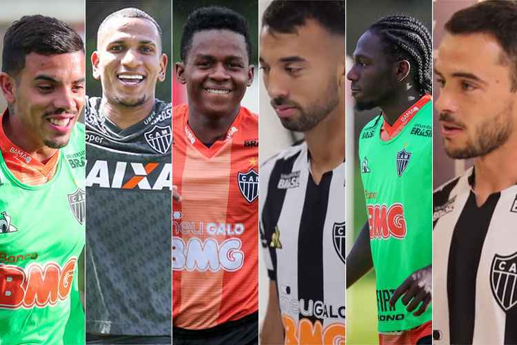 Atlético contará com seis estrangeiros no elenco: Terans, Otero, Cazares, Martínez, Chará e Hernández