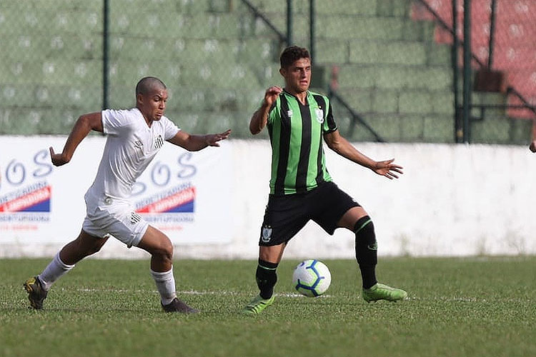 Santos e América empataram por 2 a 2 pela segunda rodada do Brasileiro Sub-20