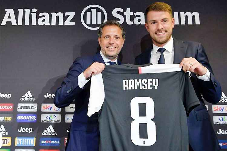 Aaron Ramsey manterá o número 8 na Juventus, mesmo que usava no Arsenal