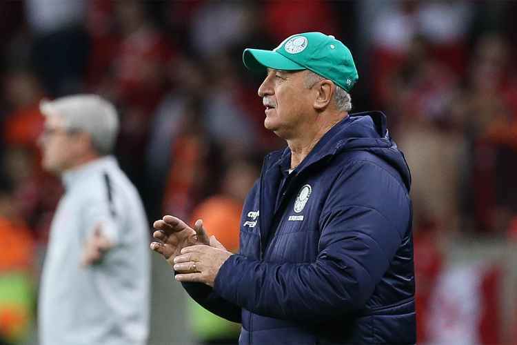 Felipão comandou o Palmeiras no título Brasileiro de 2018