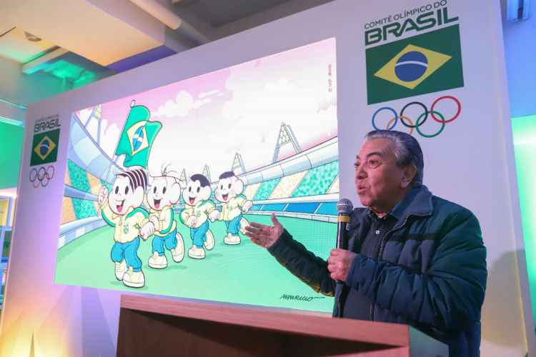 Maurício de Sousa apresenta parceria entre Turma da Mônica e Time Brasil