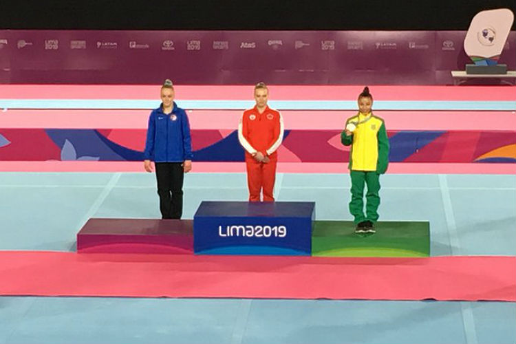 Flávia conquistou a terceira medalha brasileira neste Pan