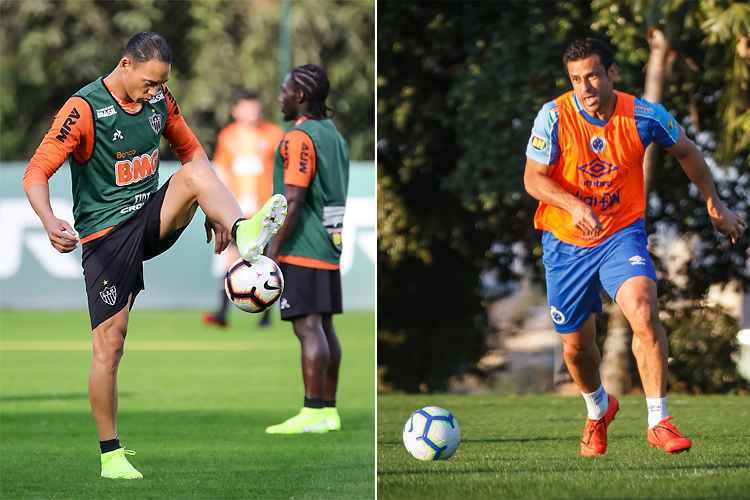 Artilheiros Ricardo Oliveira e Fred estão há 14 jogos sem fazer gols na temporada