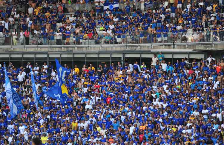 Previsão é de casa cheia para o jogo contra o Santos, domingo, no Mineirão