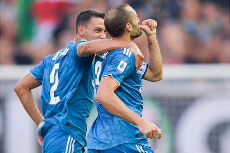 Chiellini marcou o único gol da partida.