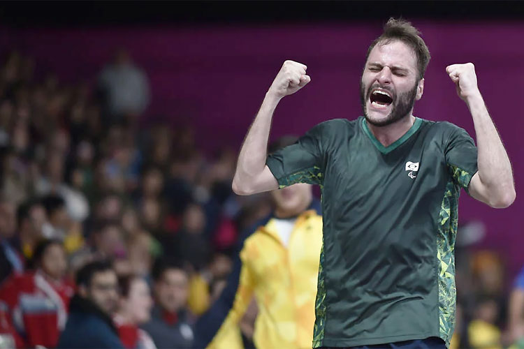 Luiz Manara comemorou o bicampeonato nos Jogos Parapan-Americanos 