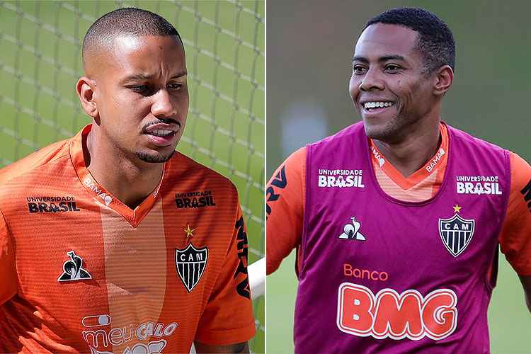 Jair e Elias estão bem entrosados no Atlético; com a dupla como titular, time está invicto