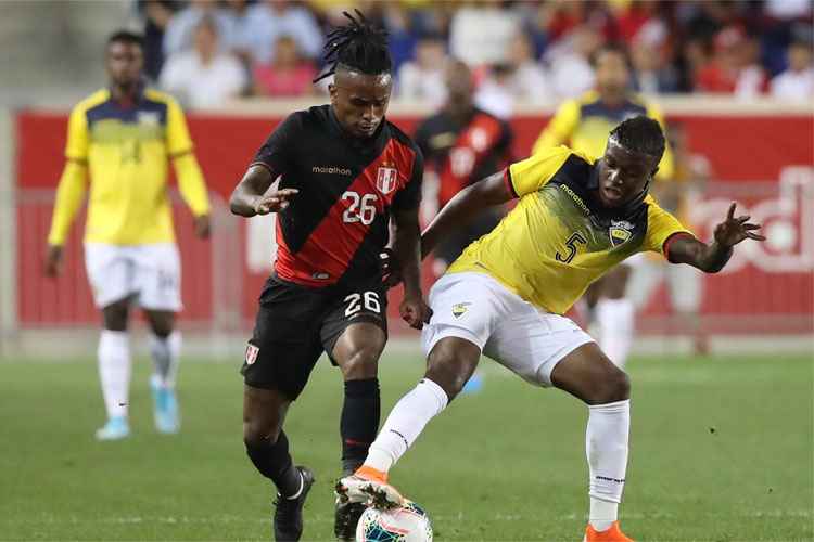 Este foi o primeiro jogo do Peru depois do vice-campeonato na Copa América