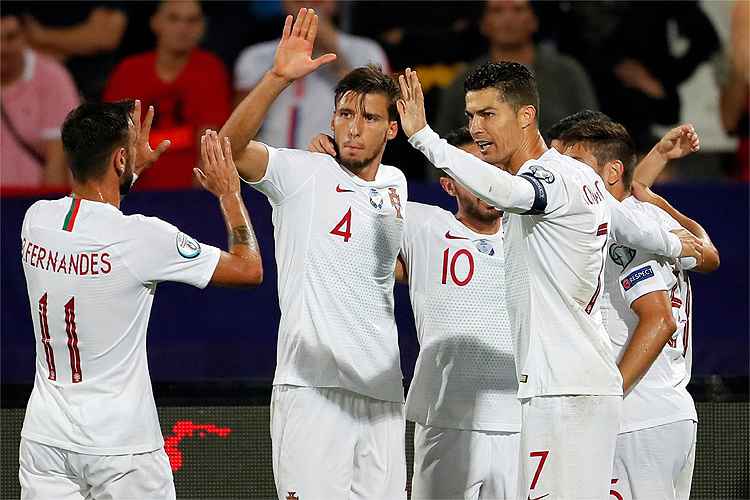 Cristiano Ronaldo marcou o 89º gol com a camisa da Seleção de Portugal