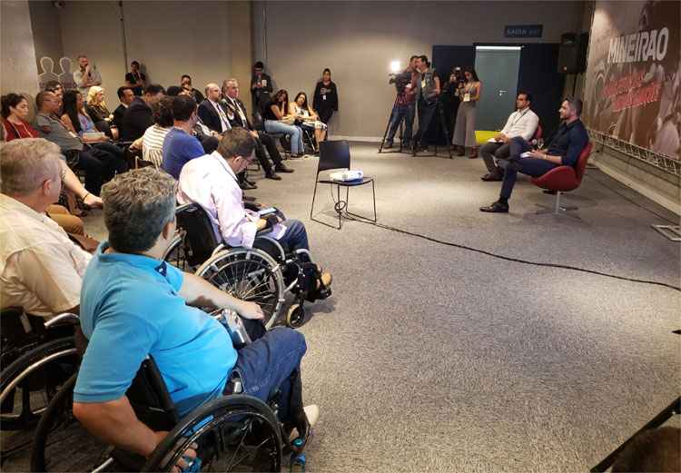 Debate serviu para público PCD apresentar sugestões de acessibilidade à Minas Arena