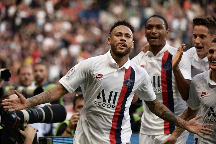 Neymar marcou golaço e deu vitória ao PSG