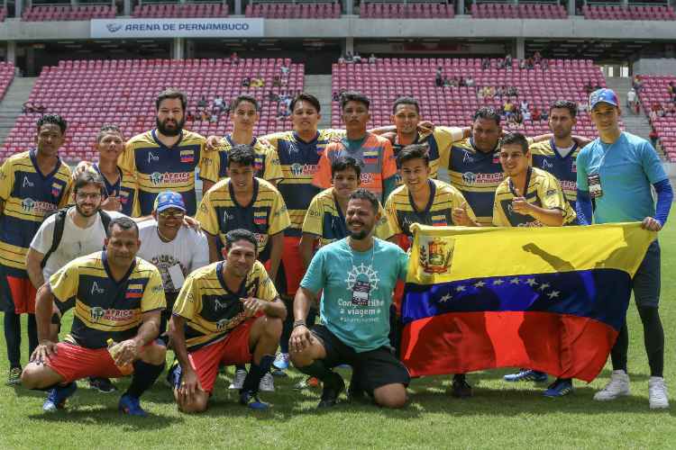 Venezuela foi uma das seleções representadas no torneio