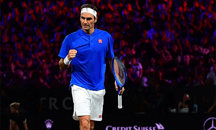 Roger Federer, ao lado do alemão Alexander Zverev, venceu Nick Kyrgios e Rafael Nadal