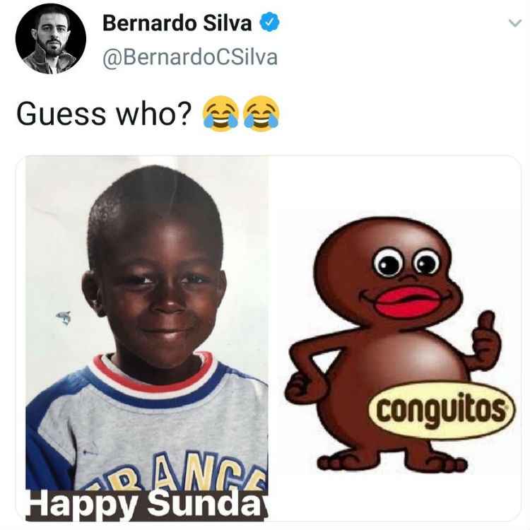 Post de Bernardo Silva nas redes sociais