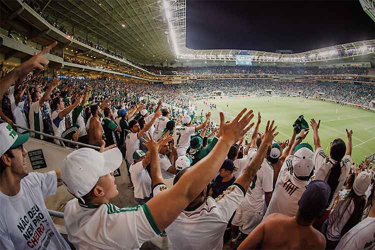 Palmeiras tem média de 31 mil torcedores no Allianz Parque no Brasileiro