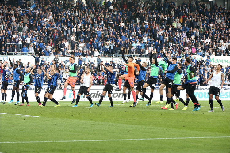 Atalanta venceu por 3 a 1 e é vice-líder do Italiano