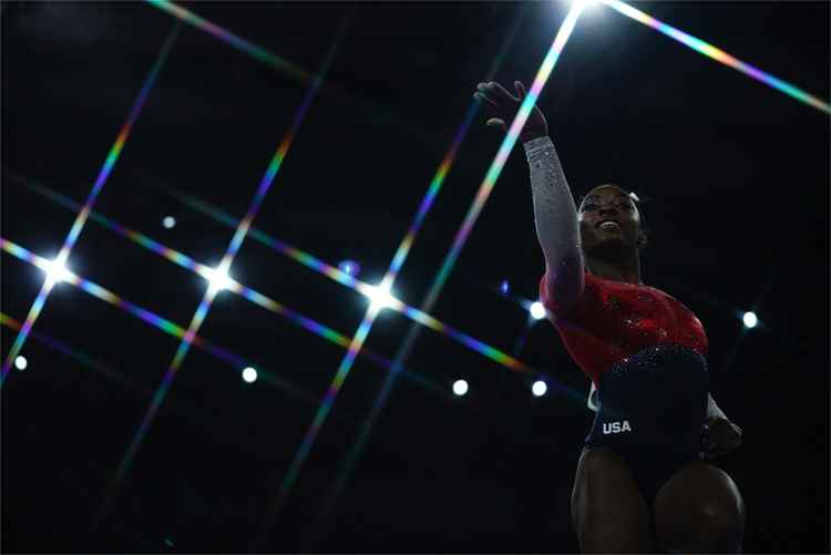 Esse foi o 15º ouro na história do Mundial de Biles, que estava empatada com Svetlana Khorkin