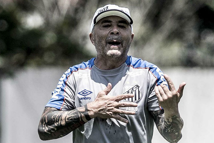 Santos, de Sampaoli, está invicto há seis partidas no Brasileirão