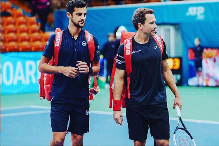 Ao lado de Mate Pavic, Bruno Soares caiu logo na estreia no Masters de Paris