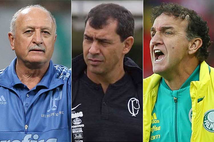 Felipão, Carille e Cuca: três últimos técnicos campeões brasileiros estão desempregados antes do fim da temporada 2019
