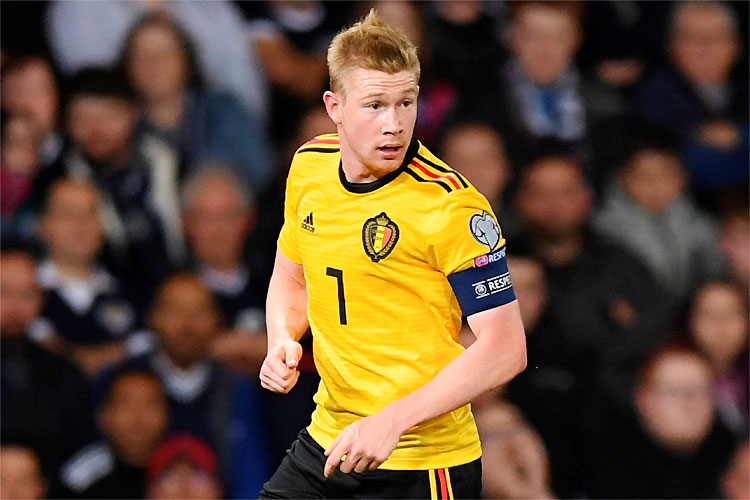 Kevin De Bruyne se recuperou de lesão e voltou a ser convocado por Martínez