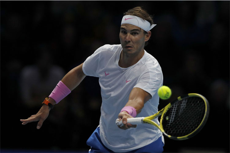 Nadal chegou a Londres para disputa do torneio em condições físicas incertas