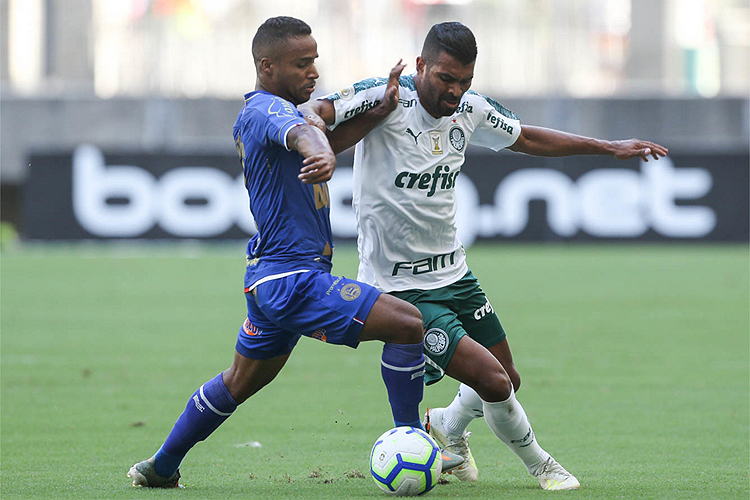 Bahia e Palmeiras empataram por 1 a 1 neste domingo, em Salvador