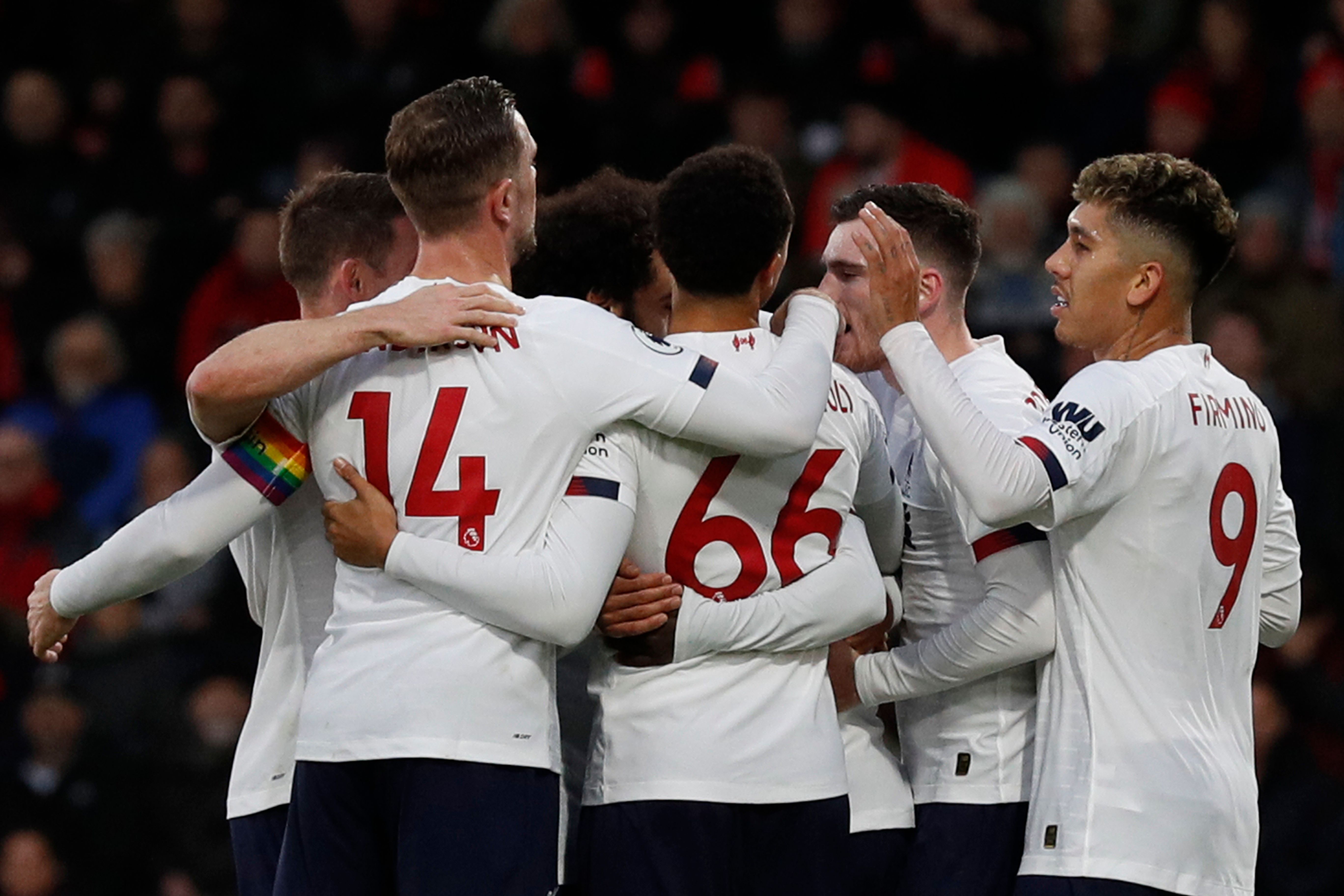 Liverpool comemora 15ª vitória em 16 jogos na Premier League