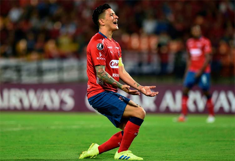 Germán Cano, de 31 anos, estava no Independiente de Medellín, da Colômbia