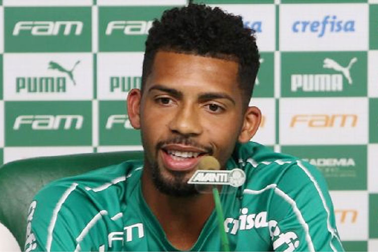 Matheus Fernandes está na pré-temporada com o Palmeiras na Flórida Cup